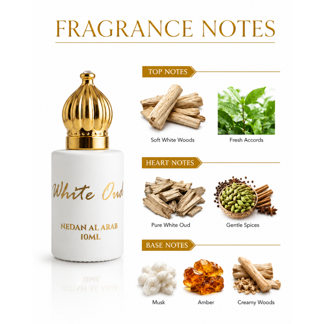 White Oud Attar - 10ml