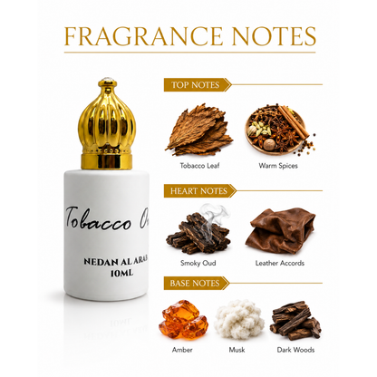 Tobacco Oud Attar - 10ml